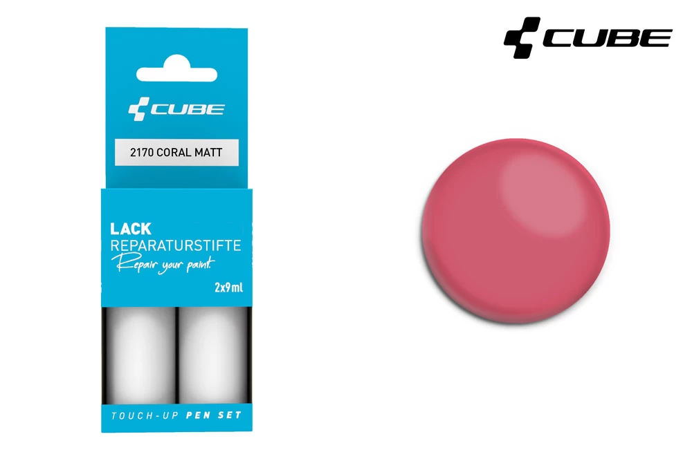 Cube Lackreparaturstift Set CORAL Matt 4 Cube Lackreparaturstift Set CORAL Matt - Image 2