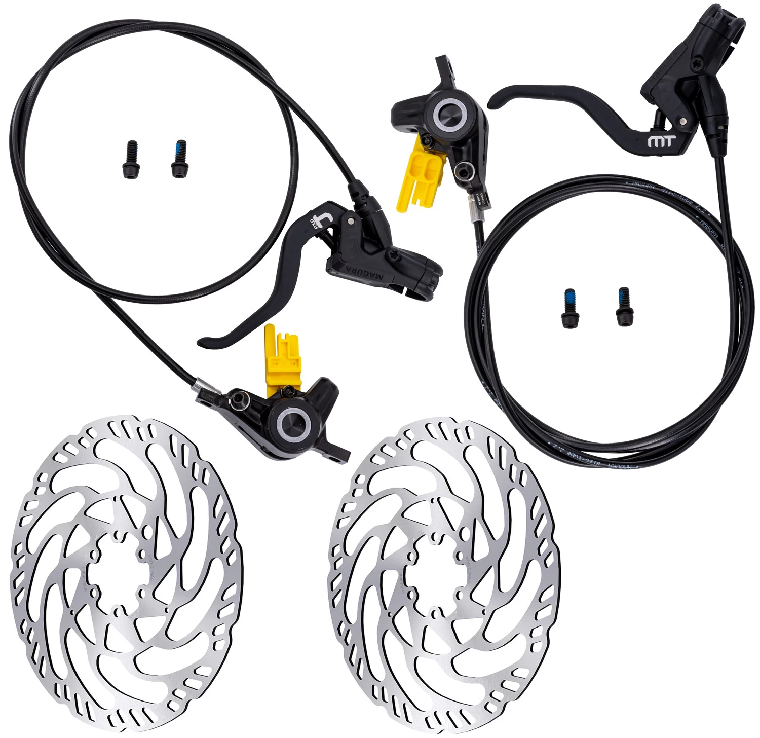 MAGURA MT4 Scheibenbremsen-Set 950/1750mm + MDR-C 180mm 3 MAGURA MT4 Scheibenbremsen-Set 950/1750mm + MDR-C 180mm