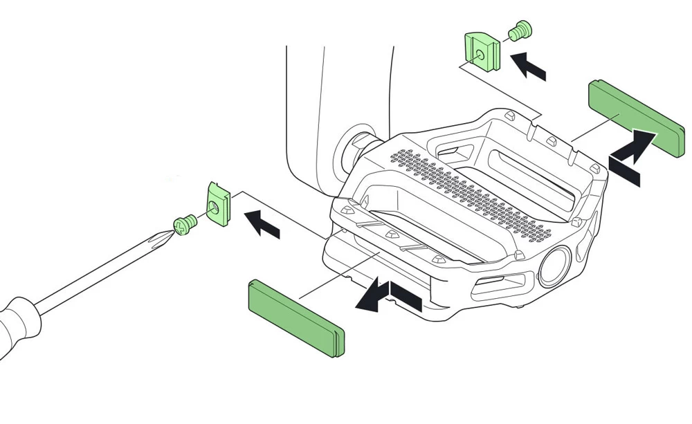 Shimano SM-PD69 Reflektorset 4 Shimano SM-PD69 Reflektorset - Image 2