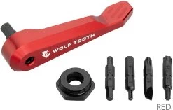Axle Handle Multitool 10 Axle Handle Multitool -Shimano Store Wolf Tooth Axle Handle Multi Tool Red 2