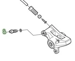 Shimano Verschluss Entlüftungsschraube Für BR-M755/M515 -Shimano Store Y8B214000 b