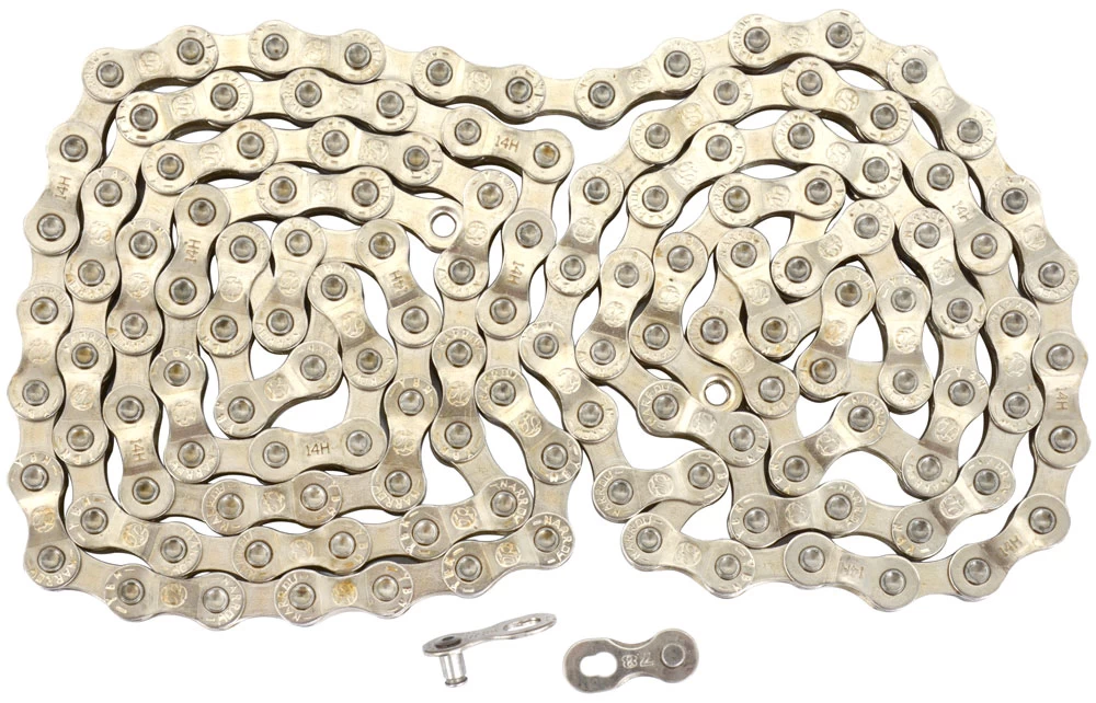 YBN 8-fach E-Bike Kette S8e S2 136 Glieder Silber 3 YBN 8-fach E-Bike Kette S8e S2 136 Glieder Silber