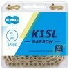 KMC K1SL Narrow Ti-N Singlespeedkette -Shimano Store groot BK1SLNN00 K1SL Narrow TiN Gold