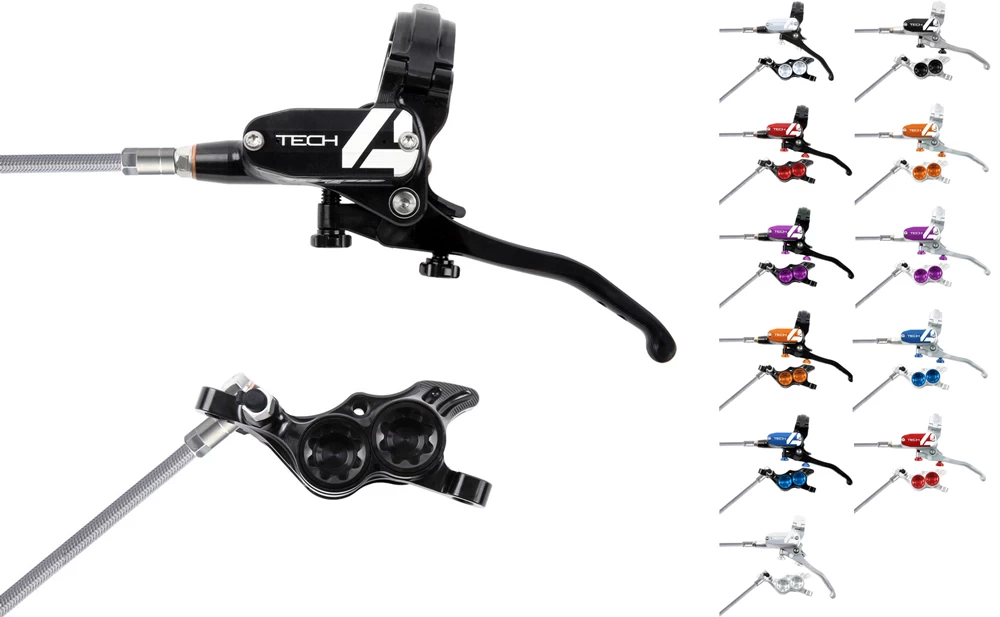 HOPE Tech 4 E4 Stahlflex Scheibenbremse - Hebel Links 3 HOPE Tech 4 E4 Stahlflex Scheibenbremse - Hebel Links